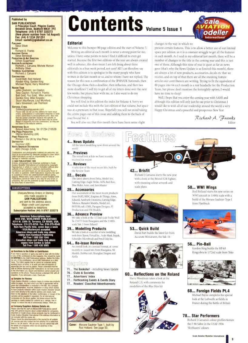 Scale Aviation Modeller International 1999-01